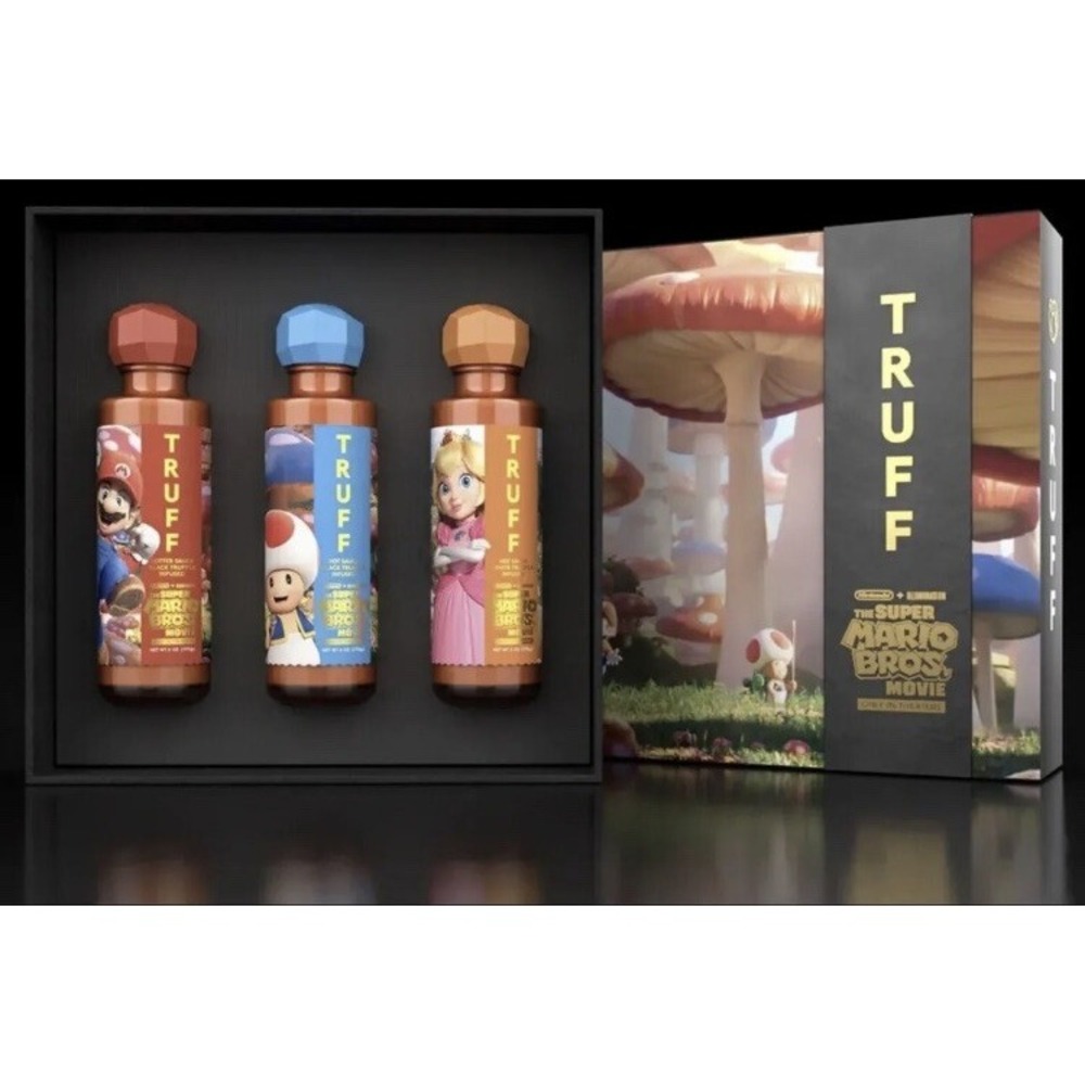 Truff x The Super Mario Bros. Movie Truffle Hot Sauce Collectible Pack 3 Sauces